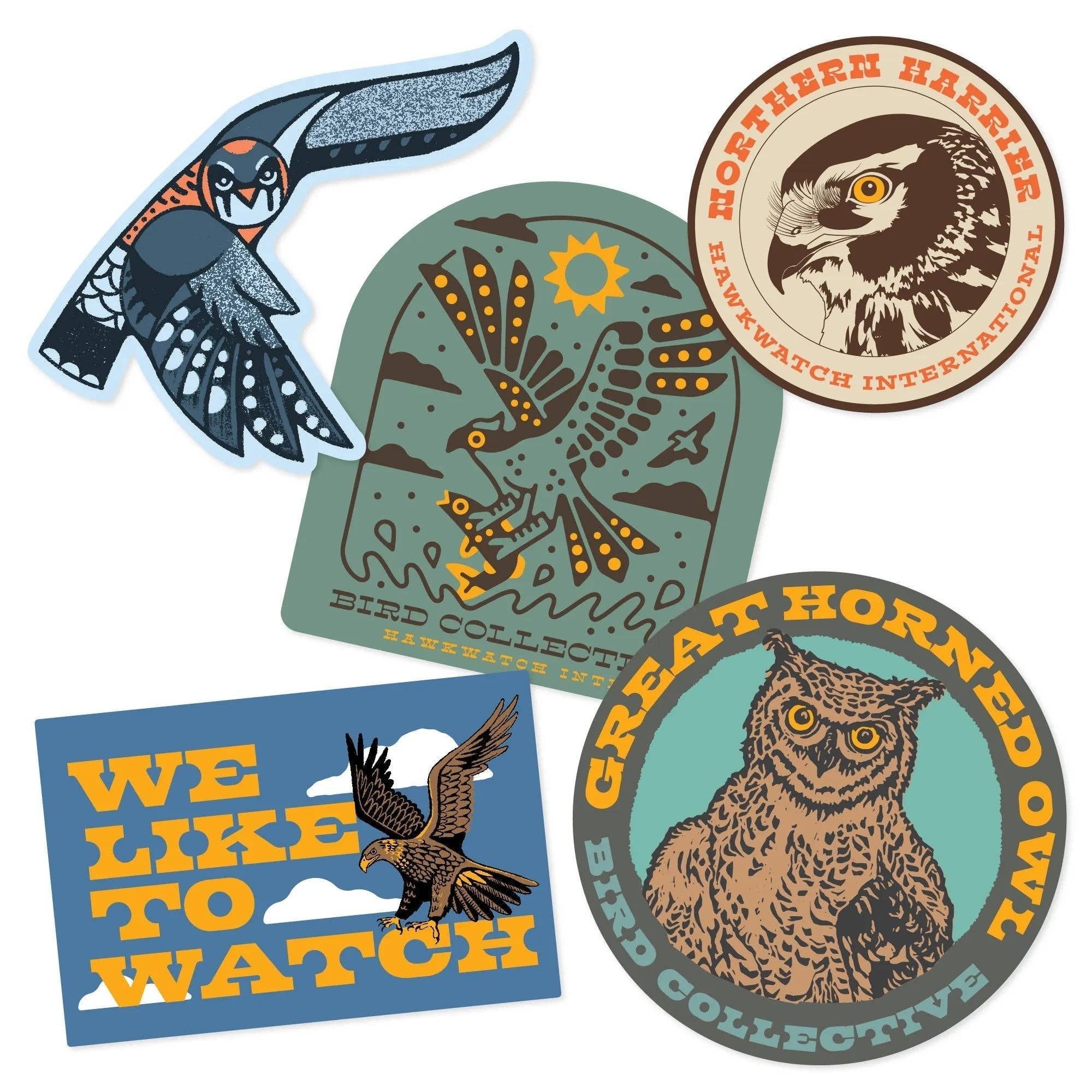 Bird Collective x HawkWatch Sticker Pack