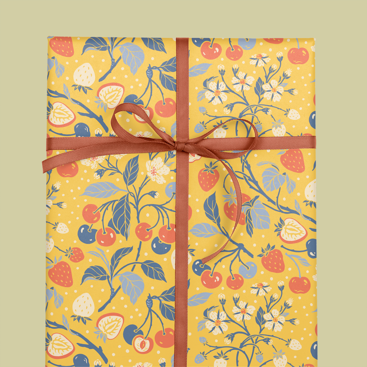 Wrapping Paper: Strawberries
