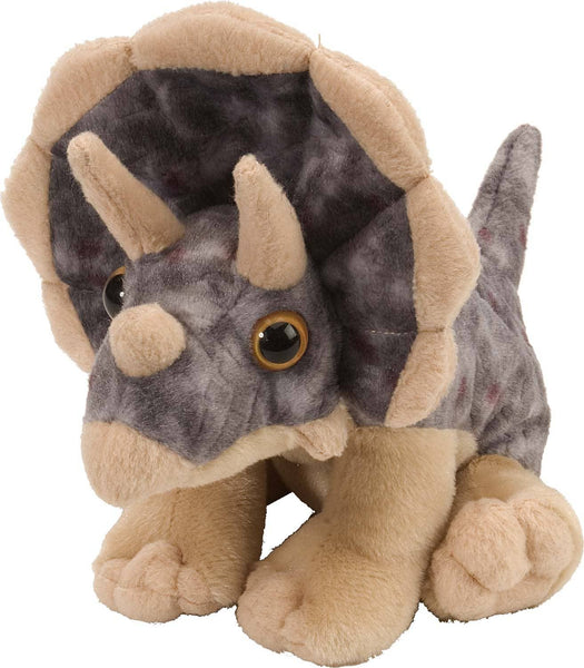 8" Mini Triceratops Plush