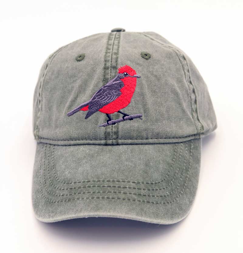 Embroidered Bird Cap by EcoWear