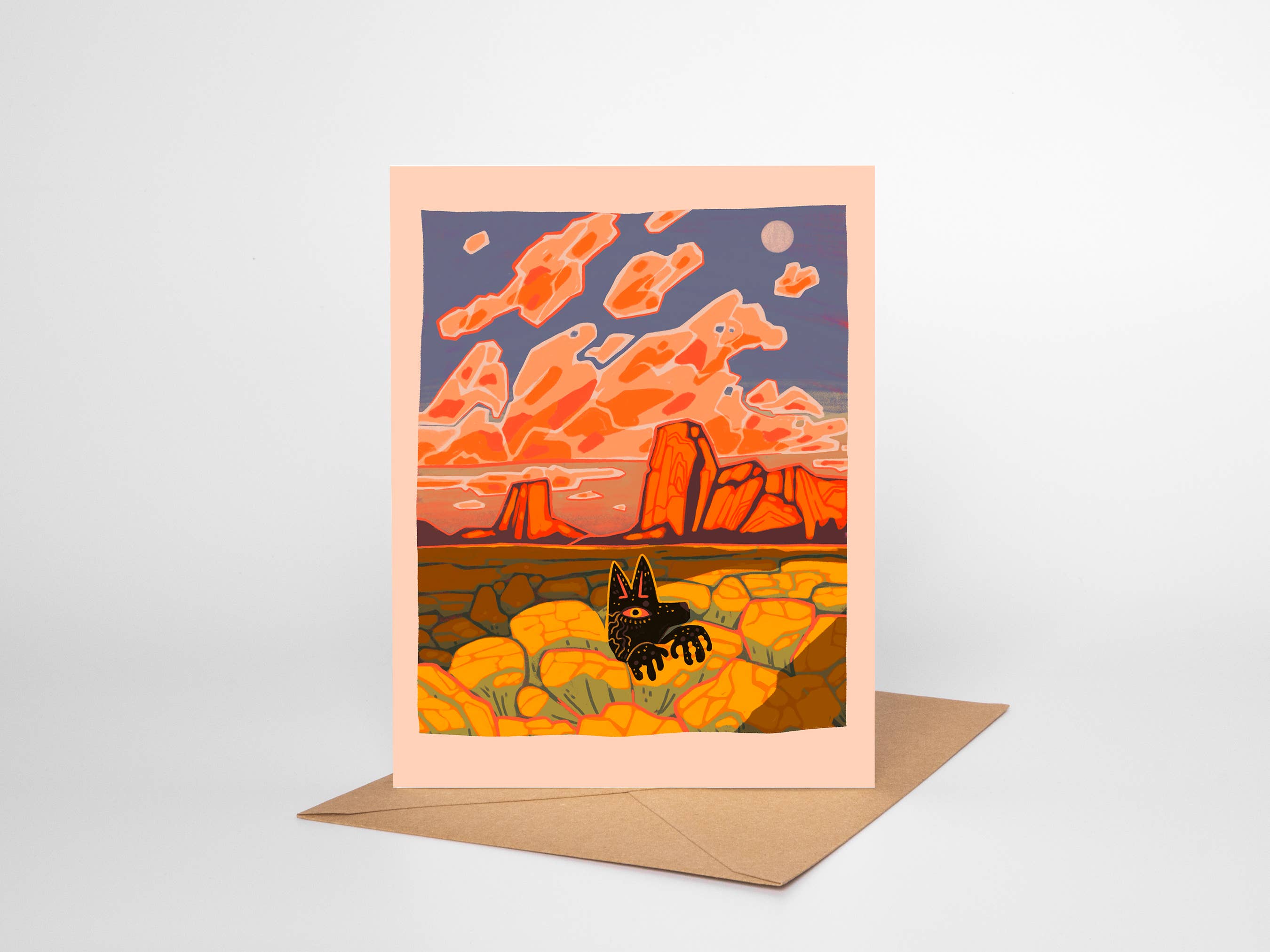 Rabbitbrush– Blank Greeting Card Nature Illustration