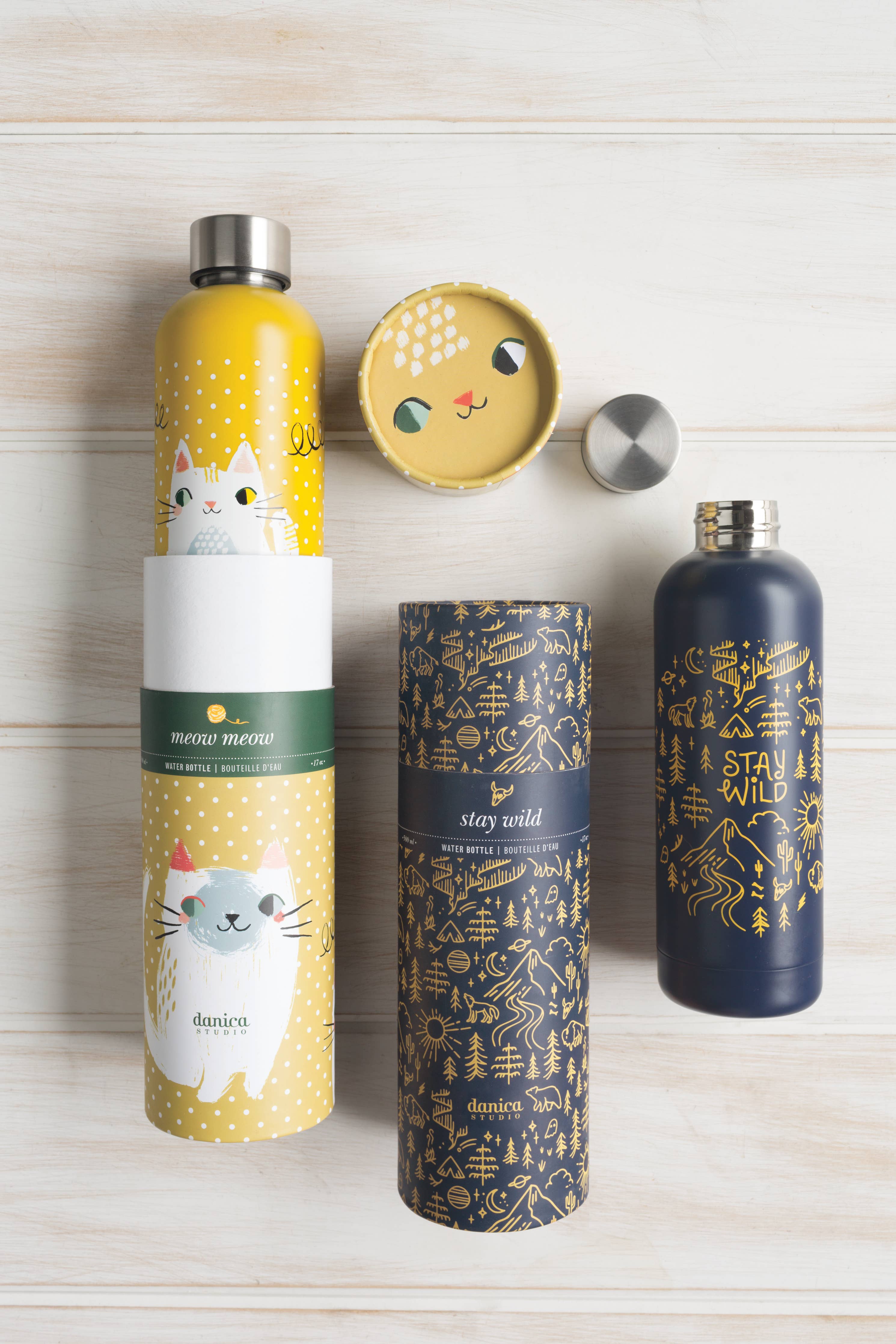 Stay Wild Stainless Steel Water Bottle