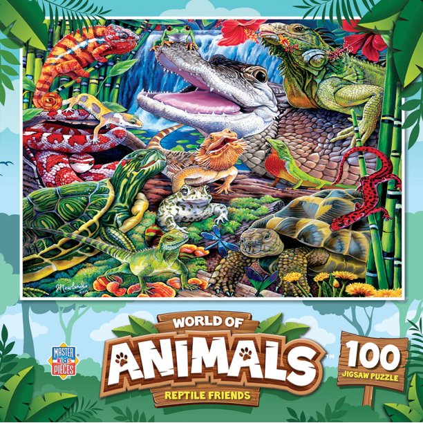 Reptile Friends Puzzle-100pc