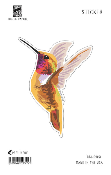 Rufous Hummingbird Bird Sticker