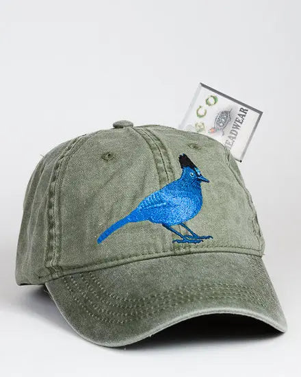 Embroidered Bird Cap by EcoWear