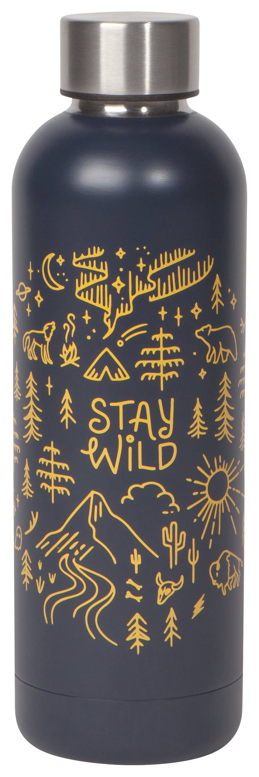 Stay Wild Stainless Steel Water Bottle