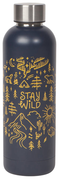 Stay Wild Stainless Steel Water Bottle